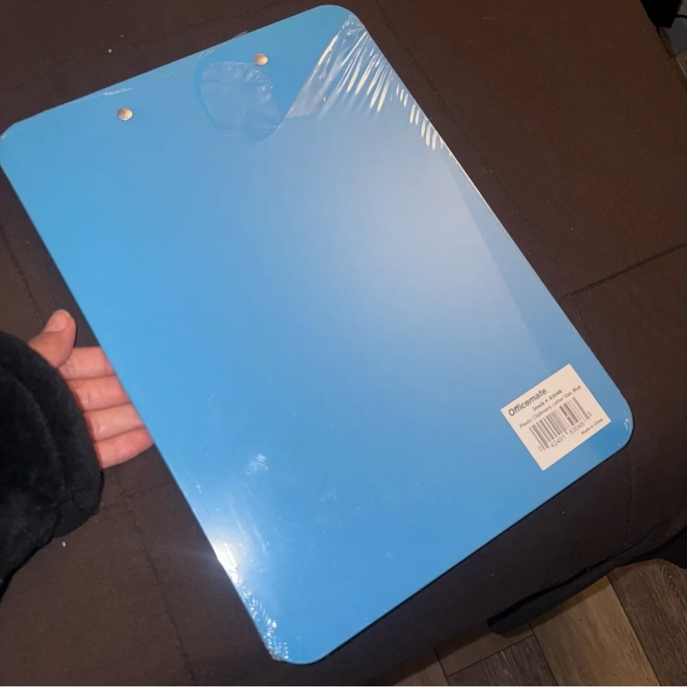 3/$15 MUST BUNDLE - Blue Clipboard for Home Office or College Dorm
